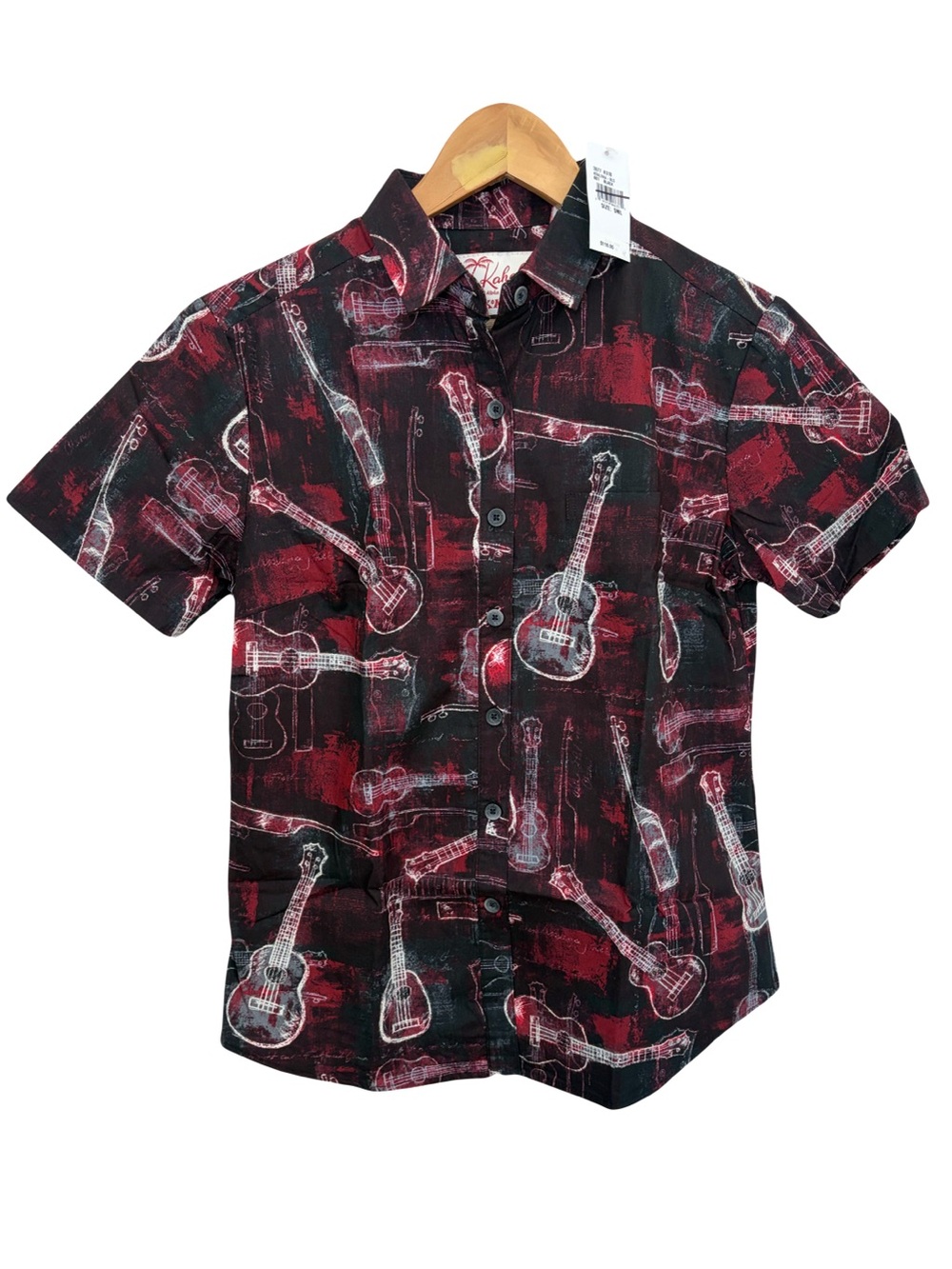 KAHALA x Koaloha 'UKULELE’ collaboration ALOHA Shirt Small Men’s Hawaiian Shirt